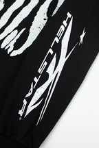 Hellstar Gabos Double‑Sided Print Black Hoodie