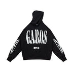 Hellstar Gabos Double‑Sided Print Black Hoodie