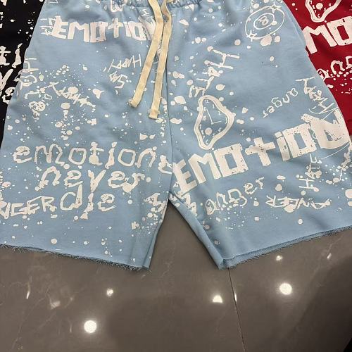 MIXED EMOTION All‑Over Print Casual Shorts