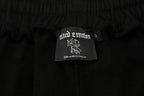 MIXED EMOTION Gothic Letter Wide‑Leg Sweat Pants