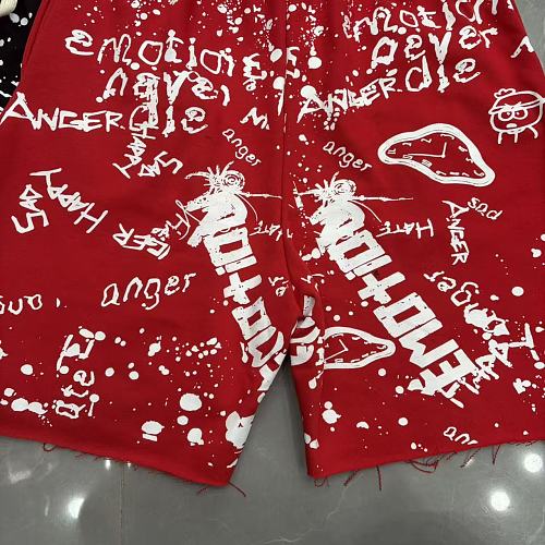 MIXED EMOTION All‑Over Print Casual Shorts