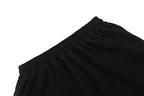 MIXED EMOTION Gothic Letter Wide‑Leg Sweat Pants