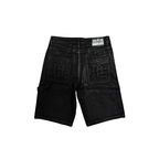 MIXED EMOTION Washed Carpenter Denim Shorts
