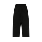 MIXED EMOTION Gothic Letter Wide‑Leg Sweat Pants