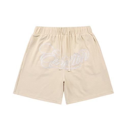 MIXED EMOTION Cursive Script French Terry Shorts