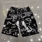 MIXED EMOTION All‑Over Print Casual Shorts