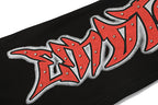 MIXED EMOTION Gothic Letter Wide‑Leg Sweat Pants