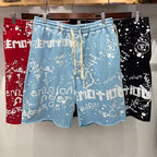 MIXED EMOTION All‑Over Print Casual Shorts