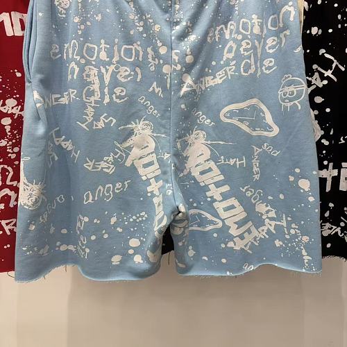 MIXED EMOTION All‑Over Print Casual Shorts