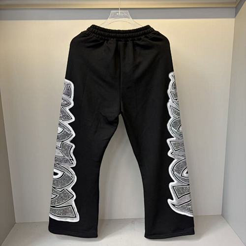 MIXED EMOTION Wing‑Pattern Side Wide‑Leg Sweatpants