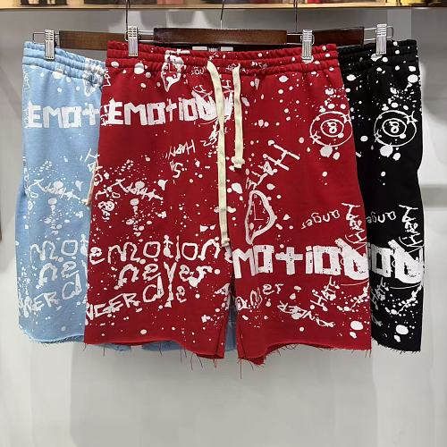 MIXED EMOTION All‑Over Print Casual Shorts