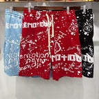 MIXED EMOTION All‑Over Print Casual Shorts