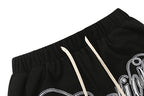 MIXED EMOTION Cursive Script French Terry Shorts