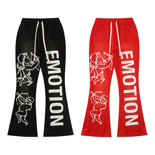 MIXED EMOTION Cupid Graphic Flare Sweatpants Hover Image