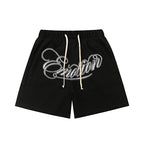 MIXED EMOTION Cursive Script French Terry Shorts