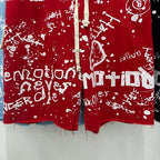 MIXED EMOTION All‑Over Print Casual Shorts