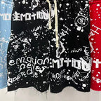 MIXED EMOTION All‑Over Print Casual Shorts