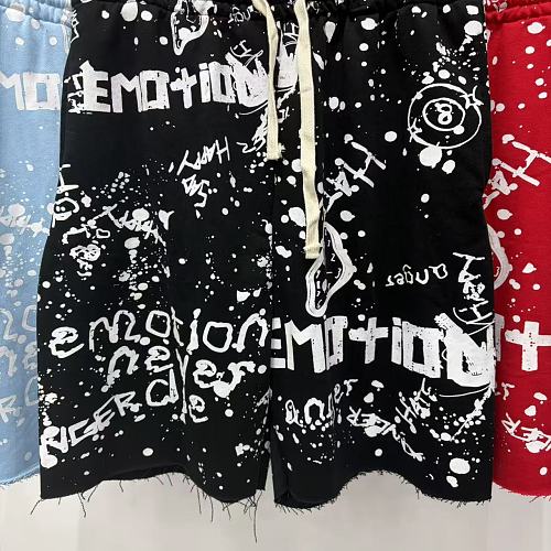 MIXED EMOTION All‑Over Print Casual Shorts