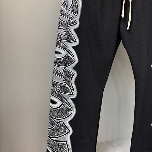MIXED EMOTION Wing‑Pattern Side Wide‑Leg Sweatpants