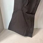 MIXED EMOTION Crest Patch Wide‑Leg Cargo Pants