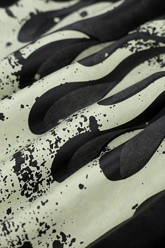 Hellstar Star‑Flame Starry Print Black Hoodie