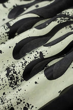 Hellstar Star‑Flame Starry Print Black Hoodie