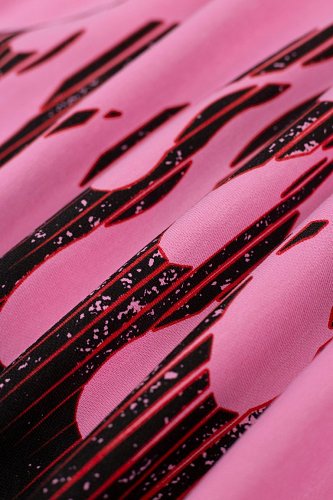 Hellstar Gothic Flame‑Face Pink Hoodie