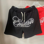 MIXED EMOTION Cursive Script French Terry Shorts