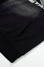 Hellstar Arrow‑Logo Circle Face Black Hoodie