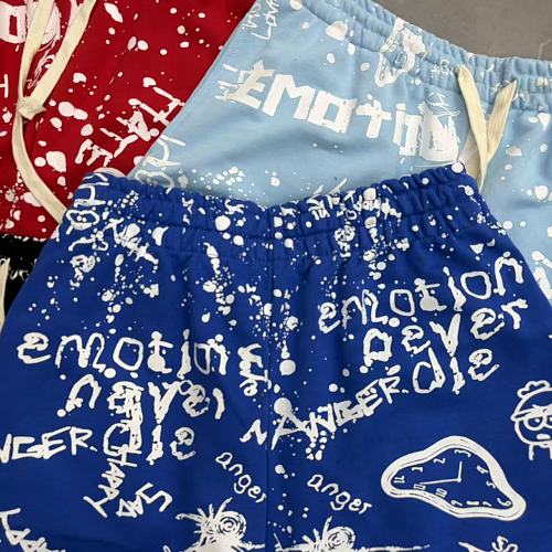 MIXED EMOTION All‑Over Print Casual Shorts