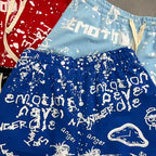 MIXED EMOTION All‑Over Print Casual Shorts