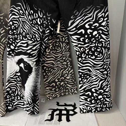 MIXED EMOTION Abstract Print Wide‑Leg Sweatpants