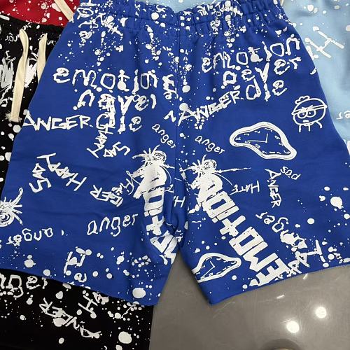 MIXED EMOTION All‑Over Print Casual Shorts