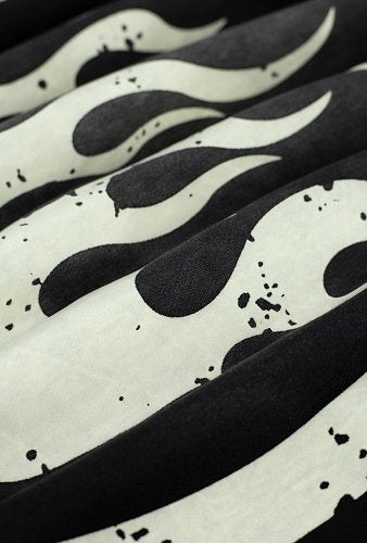 Hellstar Arrow‑Logo Circle Face Black Hoodie