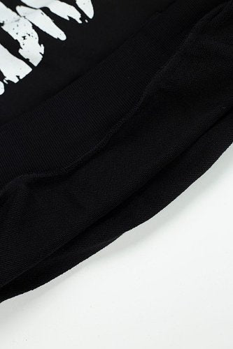 Hellstar Gabos Double‑Sided Print Black Hoodie