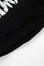 Hellstar Gabos Double‑Sided Print Black Hoodie