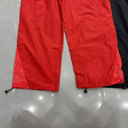 MIXED EMOTION Cross Logo Rhinestone‑Side Wide‑Leg Pants