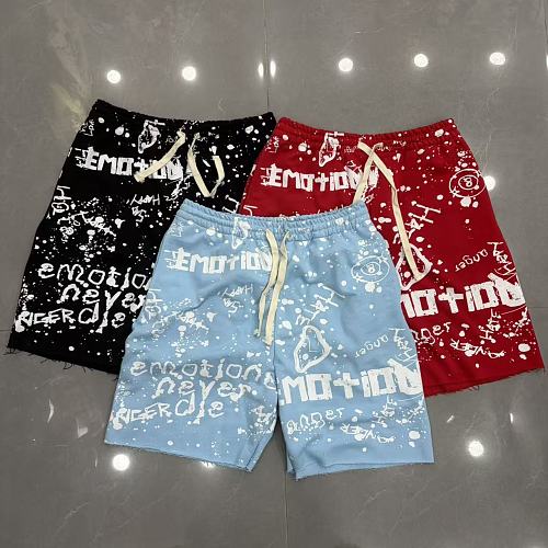 MIXED EMOTION All‑Over Print Casual Shorts