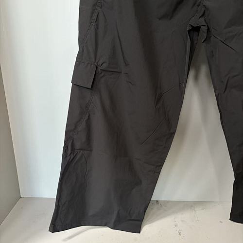 MIXED EMOTION Crest Patch Wide‑Leg Cargo Pants