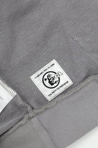 Hellstar Circle Logo Grey Hoodie