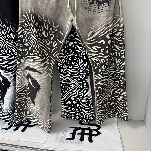 MIXED EMOTION Abstract Print Wide‑Leg Sweatpants