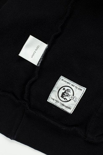 Hellstar Dragon X Logo Double‑Sided Print Black Hoodie