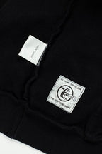 Hellstar Dragon X Logo Double‑Sided Print Black Hoodie