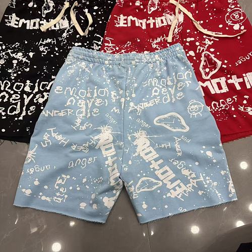 MIXED EMOTION All‑Over Print Casual Shorts