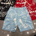 MIXED EMOTION All‑Over Print Casual Shorts
