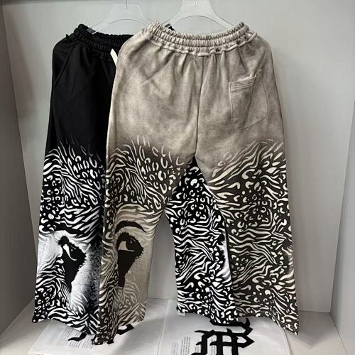MIXED EMOTION Abstract Print Wide‑Leg Sweatpants